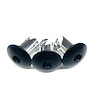 4050-700D-B Quarter Turn Quick Fastener [Hex, Dome, Black, 0.400 in. Diameter X 0.700 in. Grip, Set of 50] - image 1