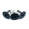 4050-700F-B Quarter Turn Quick Fastener [Hex, Flat, Black, 0.400 in. Diameter X 0.700 in. Grip, Set of 50] - image 1