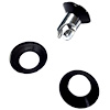 DZUS Quarter Turn Button Fastener Washers - Black - image 1