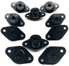 Self-Ejecting Quarter-Turn DZUS Button Fasteners - Hex Head, 5/16 in. x .500 in., Black Anodized Aluminum, Set of 10 - image 2