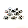 4210-600E-C Quarter Turn Self Eject Fastener [Small Hex Head, Steel, Chrome, 5/16 in. Diameter X 0.600 in. Grip, Set of 10] - image 1