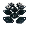 4210-650E-B Quarter Turn Self Eject Fastener [Small Hex Head, Aluminum, Black, 5/16 in. Diameter X 0.650 in. Grip, Set of 10] - image 1
