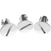Quarter-Turn Fasteners Slotted Flat Head, Polished Finish - image 1