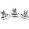 4450-400D-P Quarter Turn Quick Fastener [Slotted, Dome, Polished, 0.400 in. Diameter X 0.400 in. Grip, Set of 50] - image 1