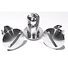 Package of 50 .400 Diameter x .450 Long Dome Head Quarter Turn Slotted Head Quick Turn Button Fasten - image 1