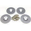 Round Quarter Turn Fastener Doubler Plates 1.750" - image 1