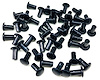 Aluminum Solid Smash Rivets 1/8 in. Diameter, 1/4 in. Length - Black - image 1