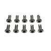 4610-450D Quarter Turn Quick Fastener [Hex, Dome, Aluminum, 0.250 in. Diameter X 0.450 in. Grip, Set of 10] - image 1