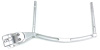 "Lite" Clamp-On Dial Board Bracket Fits 1.250 in. Roll Bars Raw - image 1
