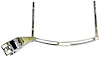 "Lite" Clamp-On Dial Board Bracket Fits 1.625" Roll Bars Chrome - image 1
