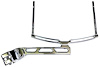 Clamp-On Roll Bar Dial Board Bracket Fits 1.250 in. Roll Bars Chrome - image 1