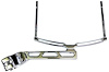 Clamp-On Roll Bar Dial Board Bracket  Fits 1.5" Roll Bars Chrome - image 1