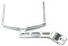 Clamp-On Roll Bar Dial Board Bracket  Fits 1.625" Roll Bars Raw - image 1
