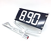 6111-001R-BLU Dial Board Bracket [With Tail Light & Flip-A-Dial, Raw, Blue Lite] - image 1