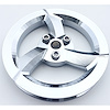 5" 3-Blade V-Belt Vacuum Pump Pulley Chrome - image 1