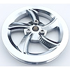 5" 5-Blade Double Cut V-Belt Vacuum Pump Pulley Chrome - image 1