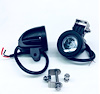 LED Dragster Headlights Black Aluminum - Pair - image 1