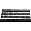 Black Stick On Wheel Weights 1/4 oz. per Tab - image 1