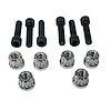 7505-375P Junior Dragster Lug Nuts [12-Point, 3/8 in.-16, Billet Aluminum, Polished, Includes Bolts, Set of 6] - image 1