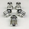 7605-14MP Billet Aluminum 12 Pt Lug Nuts [14 mm Open Tapered Seat, Polished, Set of 5] - image 1
