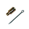 8000-008S Shifter Cable Pivot Swivel [Gold Irridated Pin and Cotter Key, 10-32 X 5/16] - image 1