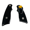 8000-03GB-YEL Titan Ultra PG2 Shifter Line Lock Grips [With Button, Semi-Gloss Black, Yellow Button] - image 1