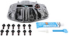 10044799 Dana 44 AdvanTEK Differential Cover Fits Select Jeep Wrangler JL and Jeep Gladiator JT w/Dana 44 AdvanTEK Front Axle - image 1