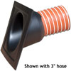 Single Brake Duct Kit One 3" or 4" Round Brake Cooling Hose Opening - image 2