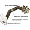 Single Brake Duct Kit One 3" or 4" Round Brake Cooling Hose Opening - image 3