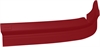 MD3 Left Front Lower Aero Valance -  Red - image 1