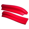 MD3 Left Front Lower Aero Valance -  Fluorescent Red - image 1