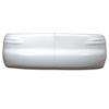 High-Impact Molded Plastic Street Stock Grand Prix Rear Bumper Cover - White - image 1
