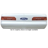 High-Impact Molded Plastic Street Stock Thunderbird Rear Bumper Cover - White - image 1