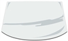 Front Window 1981-1988 Chevy Monte Carlo 1/8" Thick