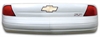 High-Impact Molded Plastic Street Stock Monte Carlo Rear Bumper Cover - White - image 1