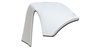 Gen 1 ABC 8 in. Left Front Fender Plastic - White - image 1