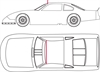 Wood Template Roof Side-to-Side Front Chevy/Toyota - image 1