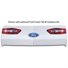 High Impact Molded Plastic Rear Bumper Cover - Black - image 1