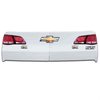 High Impact Molded Plastic Rear Bumper Cover - Red - image 2
