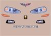Nose ID Graphics Kit Chevy Corvette Classic/MD3 Gen 2 Dirt Late Model - image 1