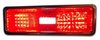 4-Panel Sequential LED Taillight Kit for 1970-1972 Chevrolet Nova [Red LED w/ White LED Reverse]