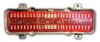 6-Panel Sequential LED Taillight Kit for 1967-1968 Pontiac Firebird [Red LED w/ White LED Reverse] - image 3