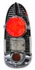 2-Panel Sequential LED Taillight Kit for 1956 Chevrolet Tri-Five [Red LED]