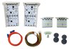 4-Panel Sequential LED Taillight Kit for 1982-1993 Chevrolet S10 and GMC Syclone [Red LED w/ White LED Reverse] - image 2