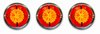 6-Panel Sequential LED Taillight Kit for 1962 Chevrolet Impala [Red LED w/ Reverse Deleted]
