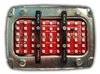 2-Panel Sequential LED Taillight Kit for 1965-1966 Ford Mustang [Red LED]