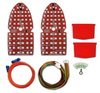 2-Panel Sequential LED Taillight Kit for 1970-1971 Volkswagen Karmann Ghia [Red LED w/ Red Lens] - image 2