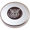 GT3 V-8 Emblem Steering Wheel Center Cover 7/16" - image 1