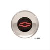 Chevy Red Bow-Tie Lo Profile Horn Button Billet w/Spacer & Color Emblem - image 2