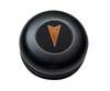 Pontiac Standard Horn Button Billet w/Color Emblem Black Anodized - image 1